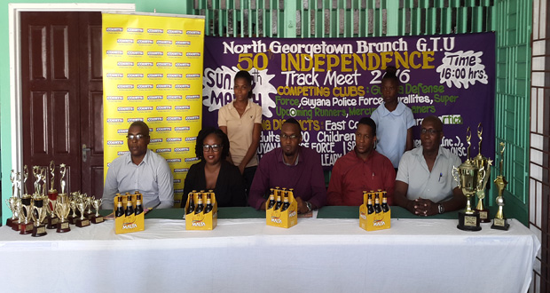 Executives of the North Georgetown Branch at the launching of their 50th Independence Track Meet