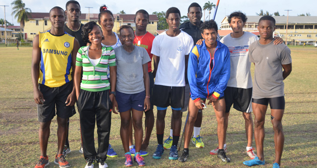 The University of Guyana team that will attend the UWI/Mona invitational (Delano Williams Photo)