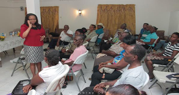 Minister of Social Protection addressing members of the newly-installed Region 7 Local Boards of Guardian