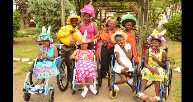 Students of the Ptolemy Reid Rehabilitation Centre