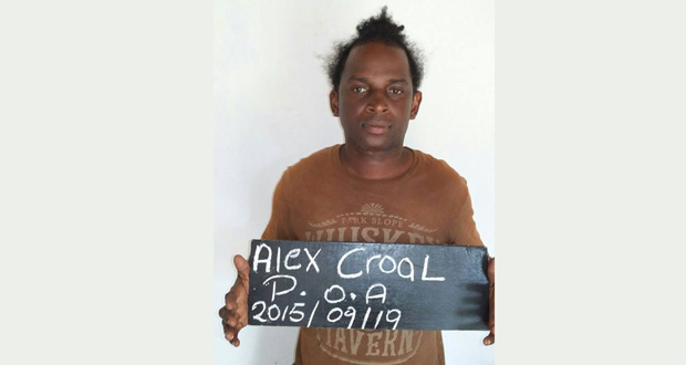 Wanted man Alex Croal