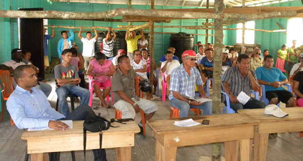 Residents and officials of Paramakatoi during the recent village consultation