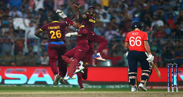 Darren Sammy and Co:, long may they rejoice (Ryan Pierse/Getty Images)