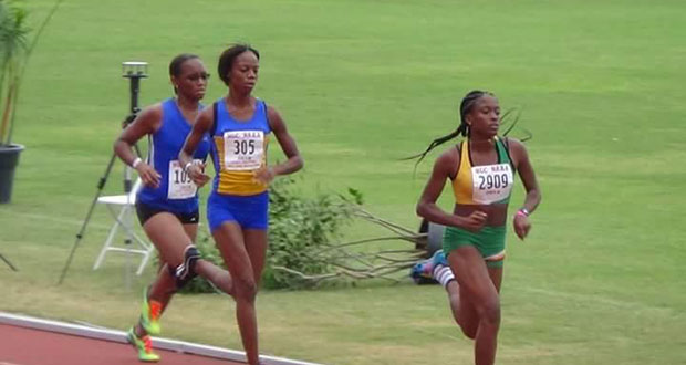 Guyana’s Andrea Foster at the Hampton International Games