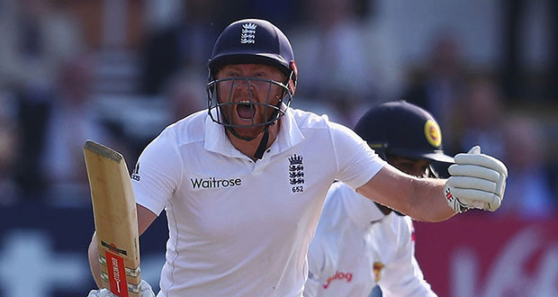 Jonny Bairstow's third Test century propped up England's innings, England v Sri Lanka, 3rd Investec Test, Lord's, 1st day, June 9, 2016 (Getty Images)