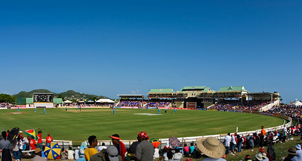The Warner Park ground which hosted its first international match a decade ago