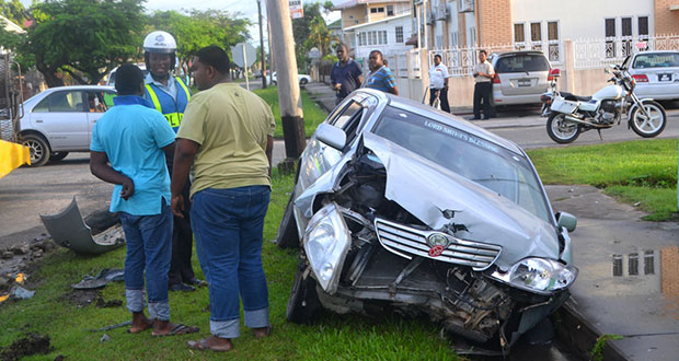 The car which was involved in the accident