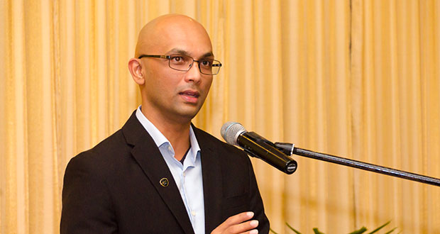 Mr Vishnu Doerga, President of the Georgetown Chamber of Commerce and Industry (GCCI)