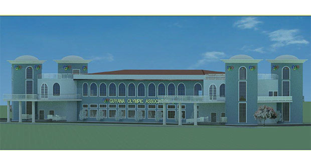 A 3D representation of what the completed building is expected to look like