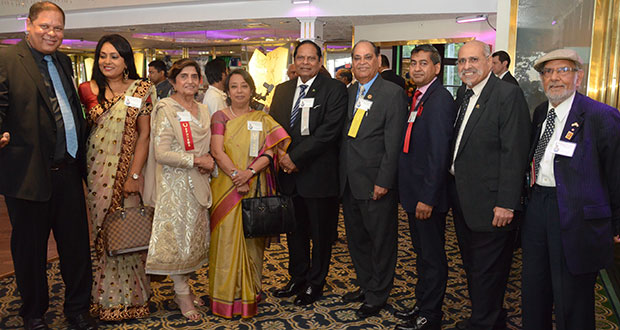 Prime Minister and GOPIO executives at the New York conference