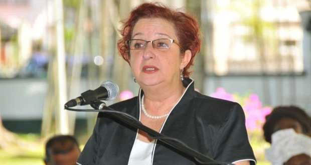 Opposition Chief Whip Gail Teixeira