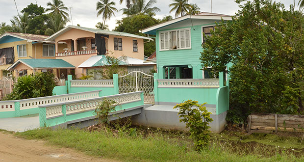 Houses in the village of Maria Johanna