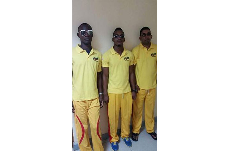 The three Guyanese players are ready to perform