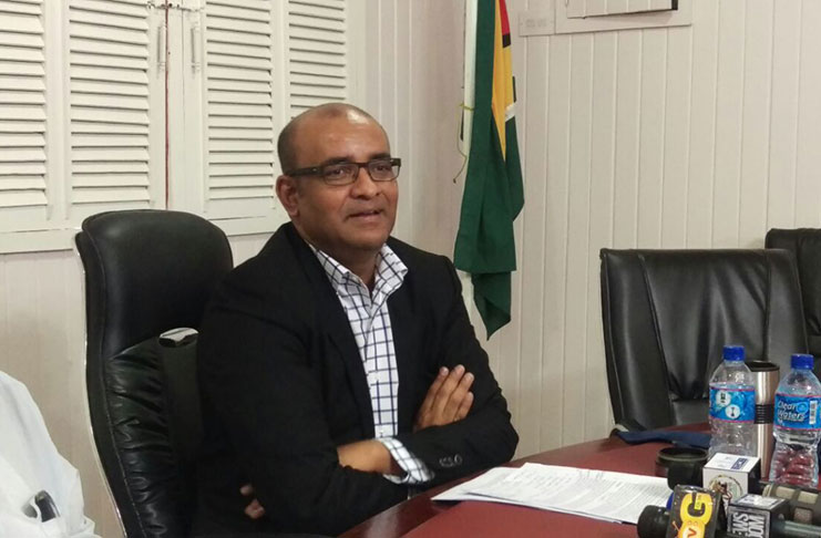 Opposition Leader Bharrat Jagdeo