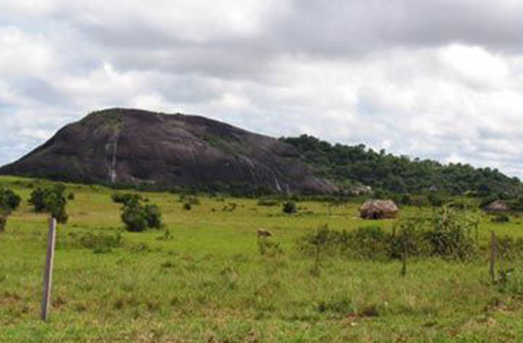 The Shea Rock (Picture courtesy of Caribbean Beat)