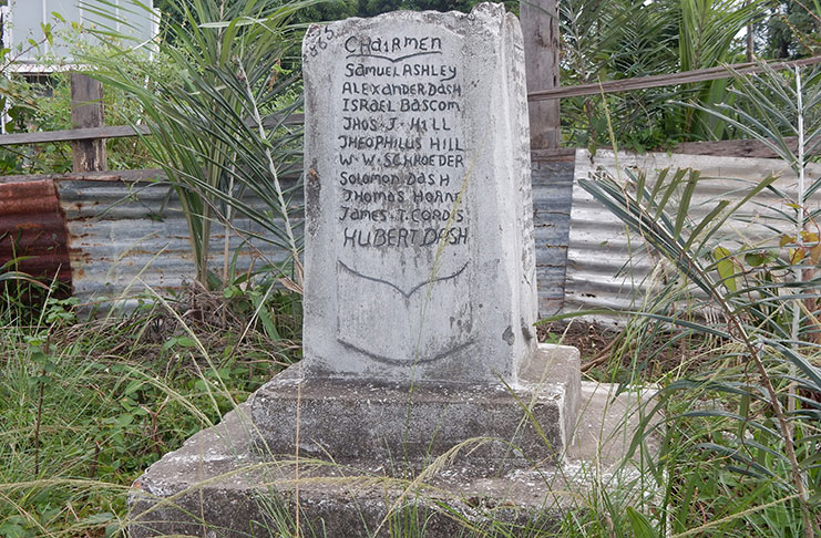 The monument in Good Hope Cemetery