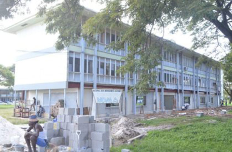 The CEIT building located at the NDMA on the University of Guyana, Turkeyen campus
