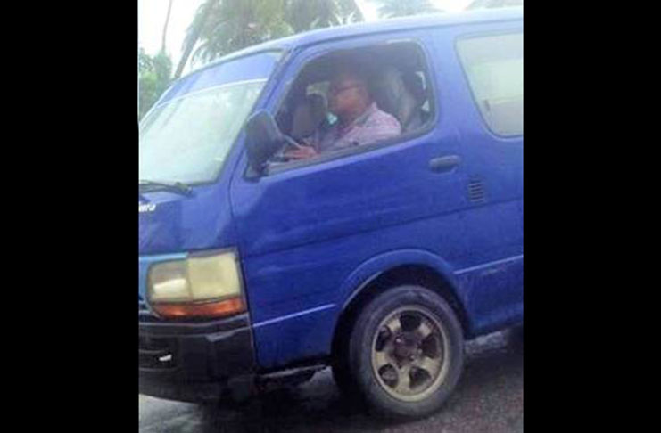 A man fitting the description of Haroon Eshack was observed driving in Berbice last week