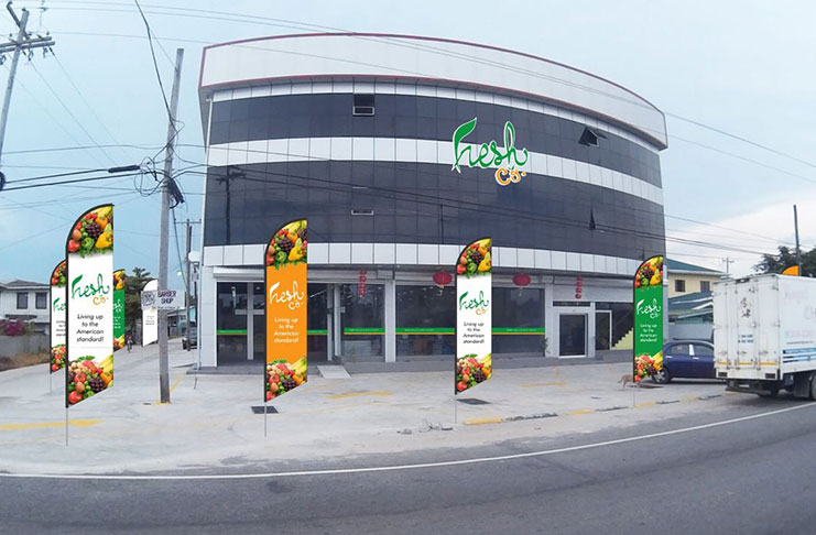 The newly-opened supermarket at lot 1 B Public Road, Great Diamond, East Bank Demerara