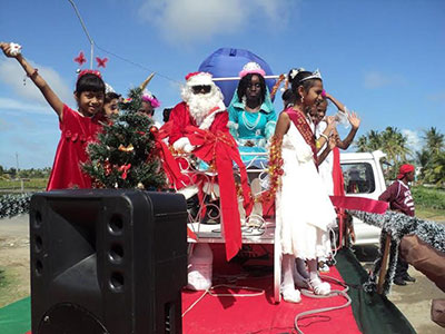 Part of last year’s Santa Claus parade