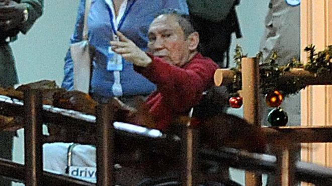 Former Panamanian dictator Manuel Noriega (pictured in 2011) has a benign brain tumour