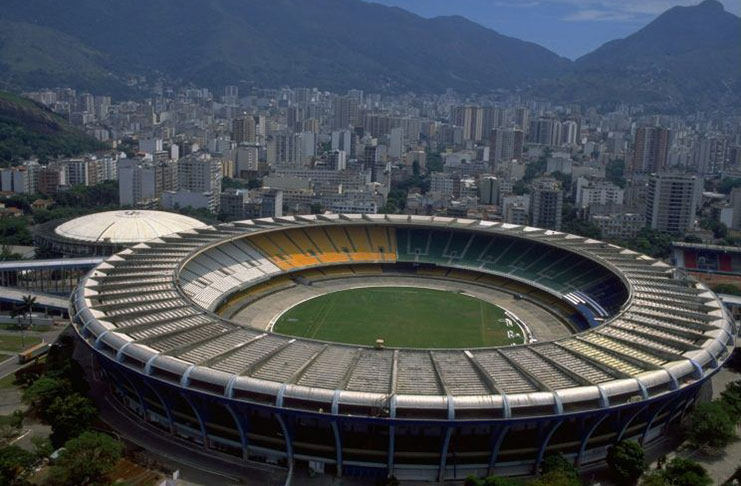 General view of the Maracana Stadium during the FIFA Club World Championship in Rio de Janeiro