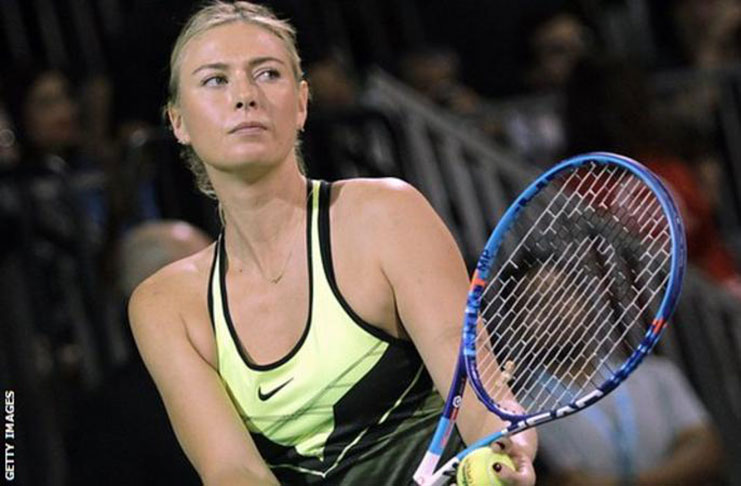 Maria Sharapova has not played a professional match since the Australian Open in January 2016.