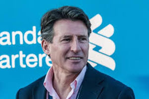 IAAF president Sebastian Coe