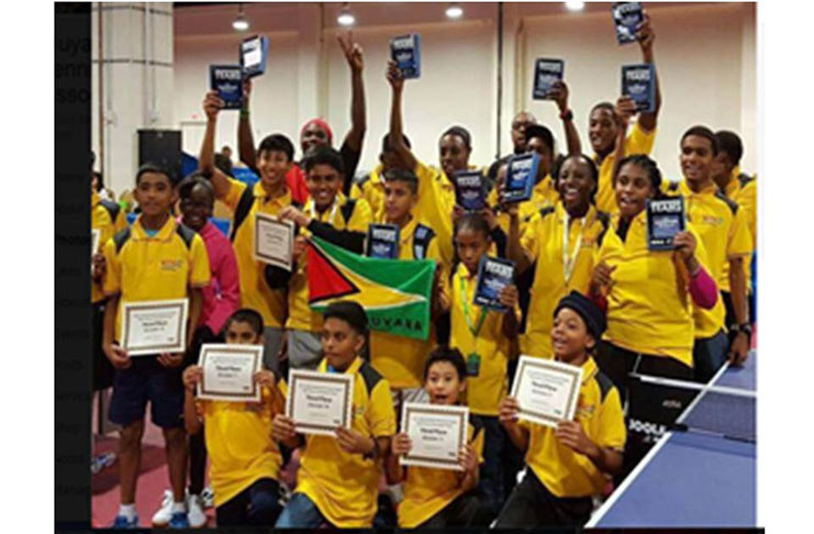 Flashback! Guyana takes silver in the 2016 Caribbean Junior and Cadet Table tennis Championships