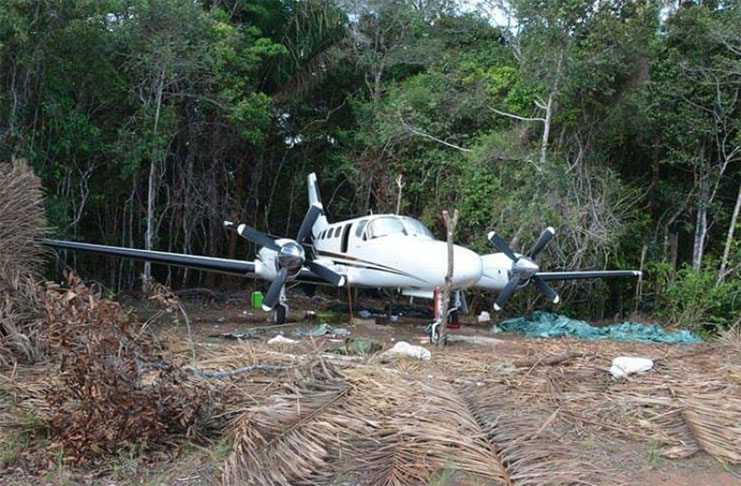 The Colombian aircraft that was found at Yupukari in September