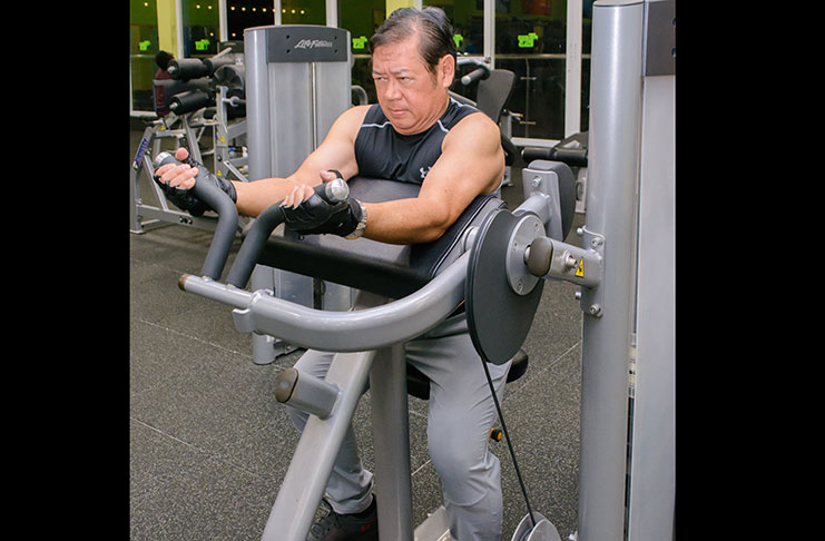 Fung-A-Fat exercises at Fitness 53 gym