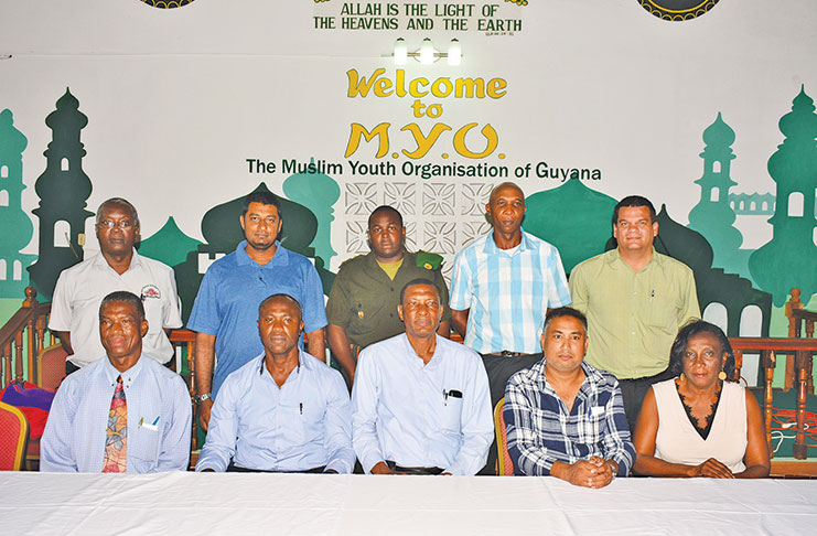 Georgetown Cricket Association (GCA) Executive, following the association’s Annual General Meeting (AGM) and election of office-bearers, Tuesday evening.