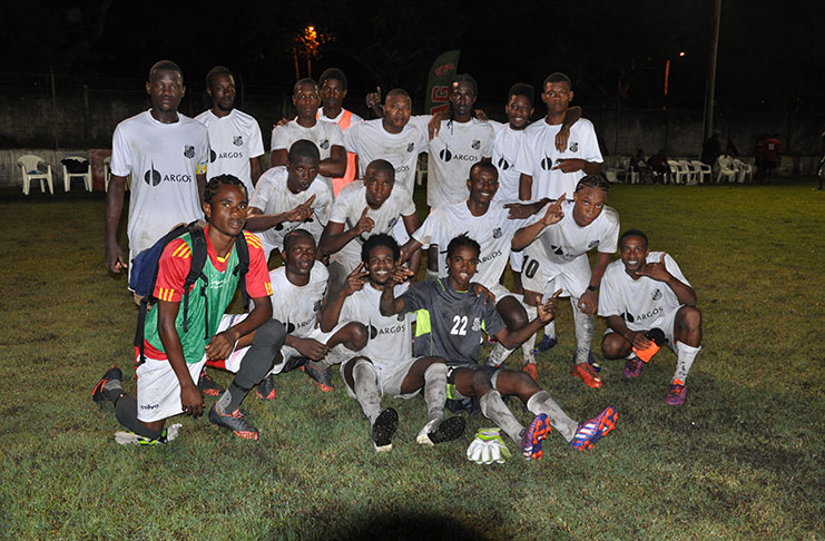Santos FC after their semi-final win over Riddim Squad