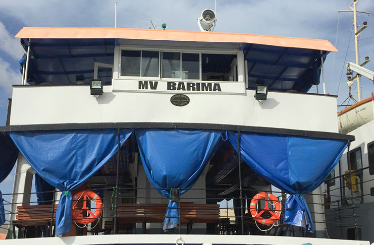A section of the rehabilitated MV Barima
