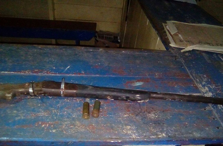 The shotgun and ammunition retrieved