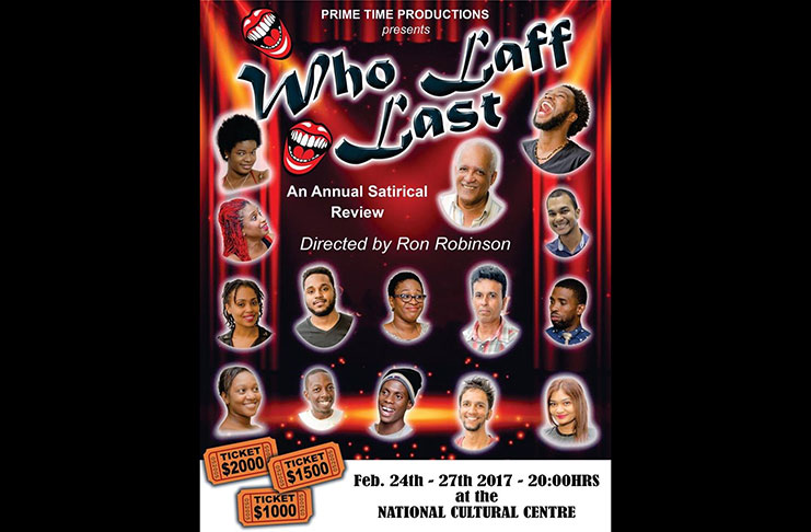 The Official Poster for Who Laff Last
