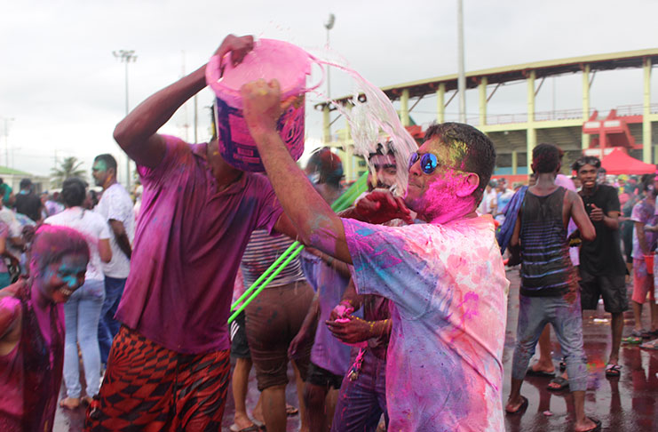 Colourful Explosion — Thousands Of Guyanese Celebrate Phagwah Guyana