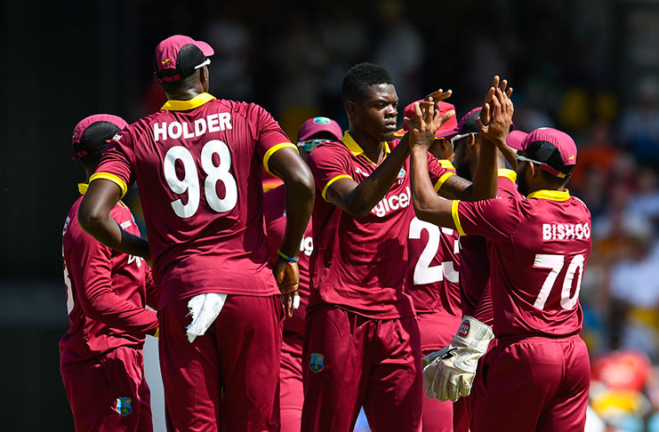 West Indies were beaten 3-0 in the ODI series