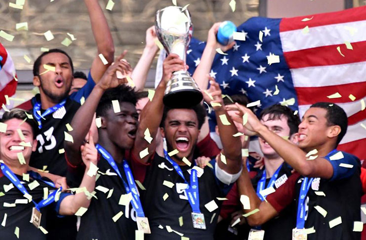 The United States Under-20 soccer team was ecstatic after winning the CONCACAF final on Sunday.