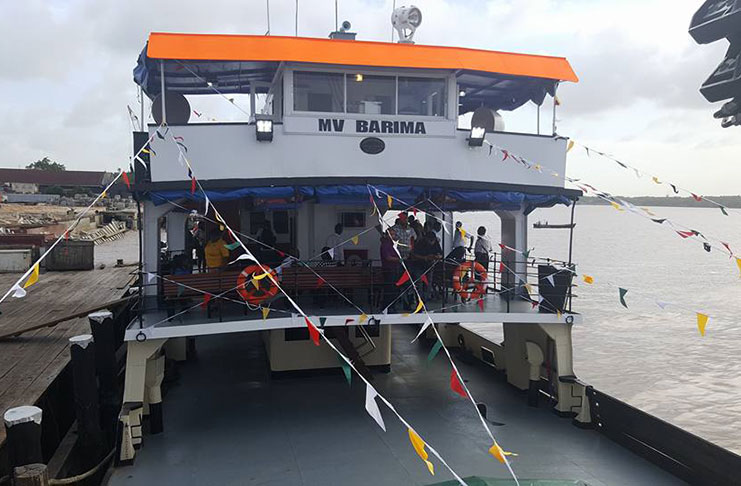 The MV Barima is ready to set sail again