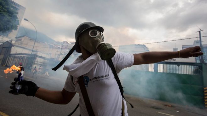 Venezuela has seen days of protests
