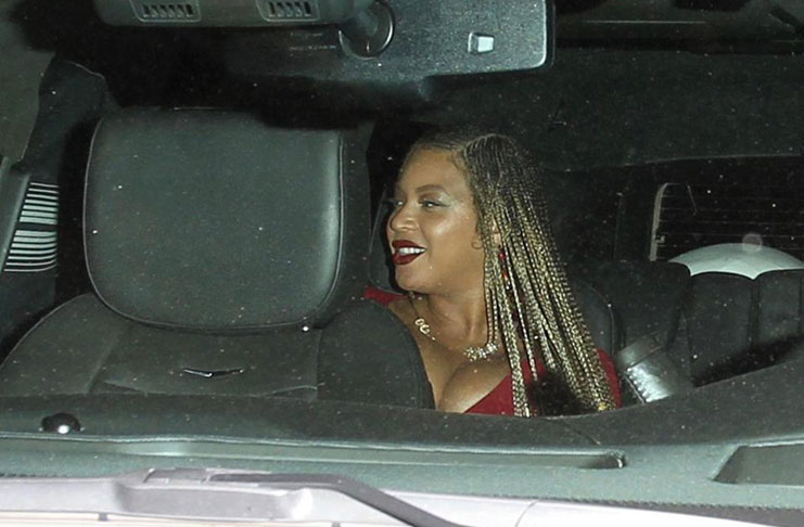 Bey enjoying the night out on the town Wednesday