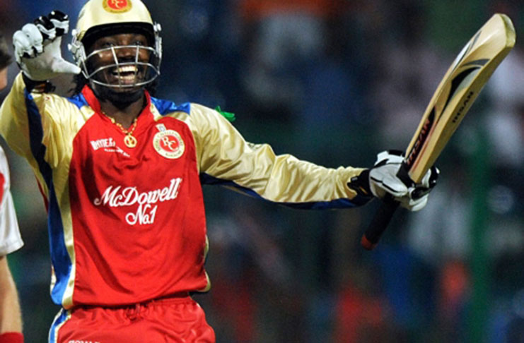 Chris Gayle has now scored 10 074 runs in T20 cricket.
