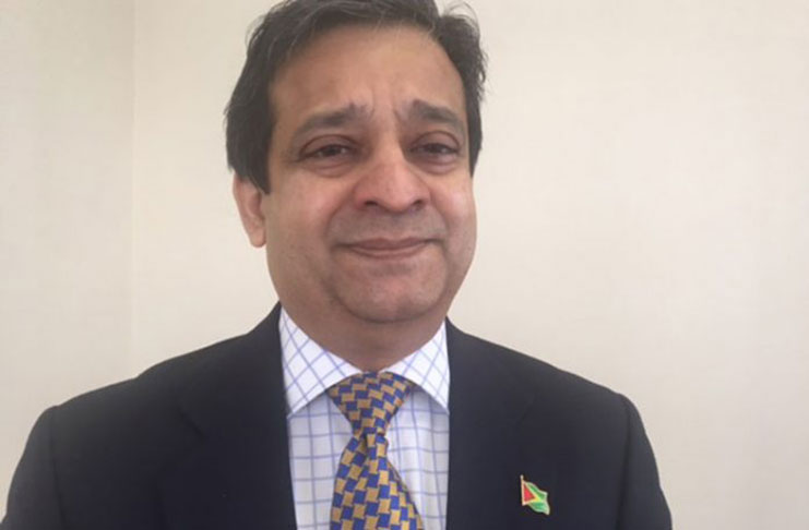 Guyana’s envoy to the US, Dr. Riyad Insanally