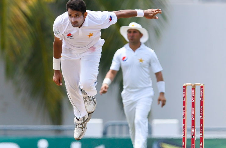 Mohammad Abbas finished with 4 for 56, the best figures for a Pakistan paceman at Kensington Oval