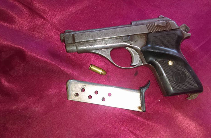 The .32 semi-automatic pistol that was found