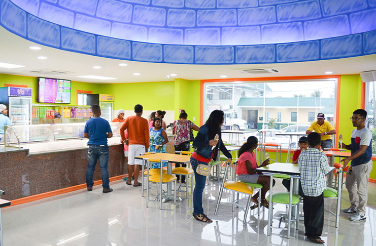 The Igloo Ice Cream Parlour and Fun Park which opened last December at SPL's Providence, East Bank Demerara location 