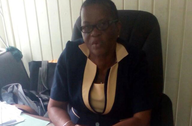 Clinical Instructor, Sister Mingo at her desk at the GPHC