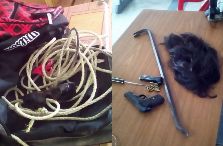 The items found after police conducted a search