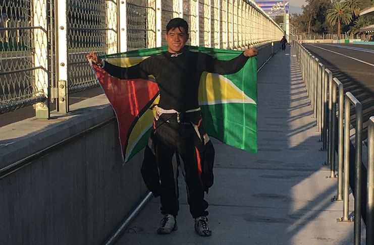 Calvin Ming created history as Guyana’s first NACAM F4 champion.